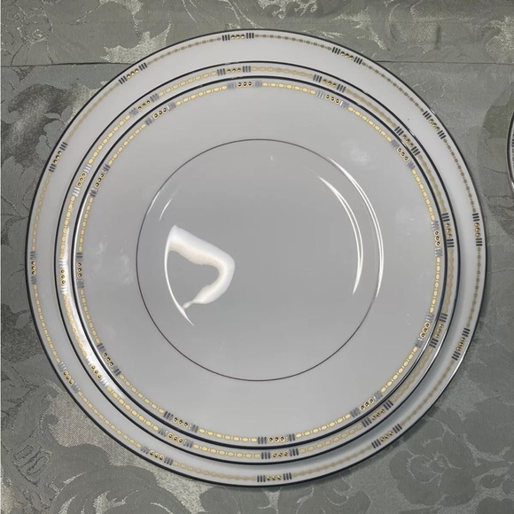 Rare Waterford Crystal Basque China 6 Piece Place Setting Discontinued Vintage - Picture 10 of 16